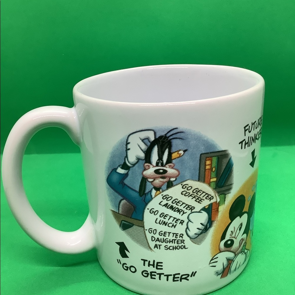 The Disney Store | “The Go Getter” “Future Thinker” Mickey Minnie | Mug Cup